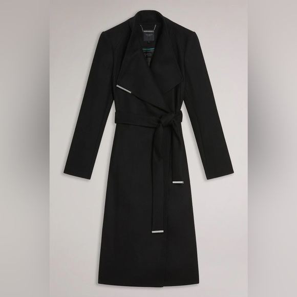 Ted Baker London BLACK Mid-lenght Coat. - Picture 4 of 8